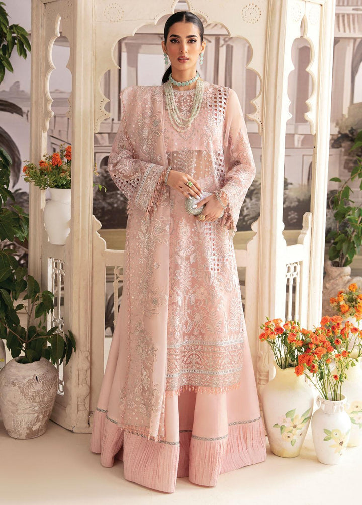 Luminara By Ayzel Embroidered Organza Suits Unstitched 3 Piece AAF23L Gaura - Wedding Collection