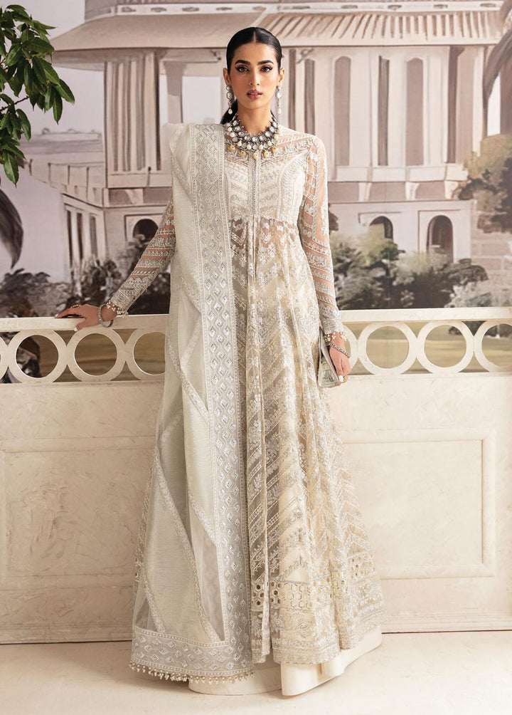 Luminara By Ayzel Embroidered Net Suits Unstitched 3 Piece AAF23L Perla - Wedding Collection