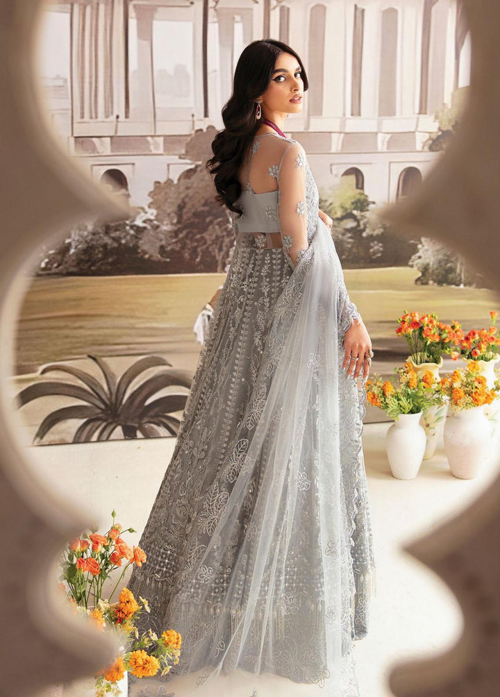 Luminara By Ayzel Embroidered Net Suits Unstitched 3 Piece AAF23L Pyrite - Wedding Collection