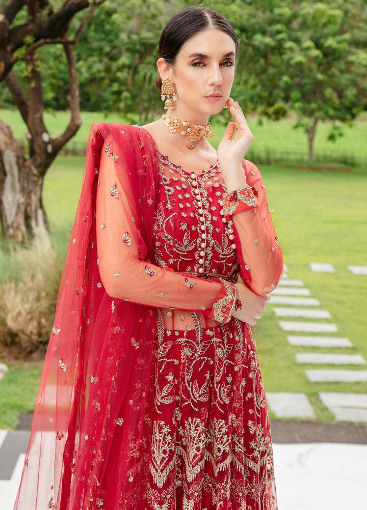 Luminous By Saad Shaikh Embroidered Net Suits Unstitched 4 Piece SSK23L Livia - Formal Collection