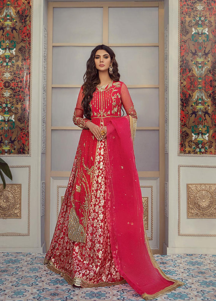 Lussoro Luxury Pret  Organza 3 Piece Dress LR22PF RA-002