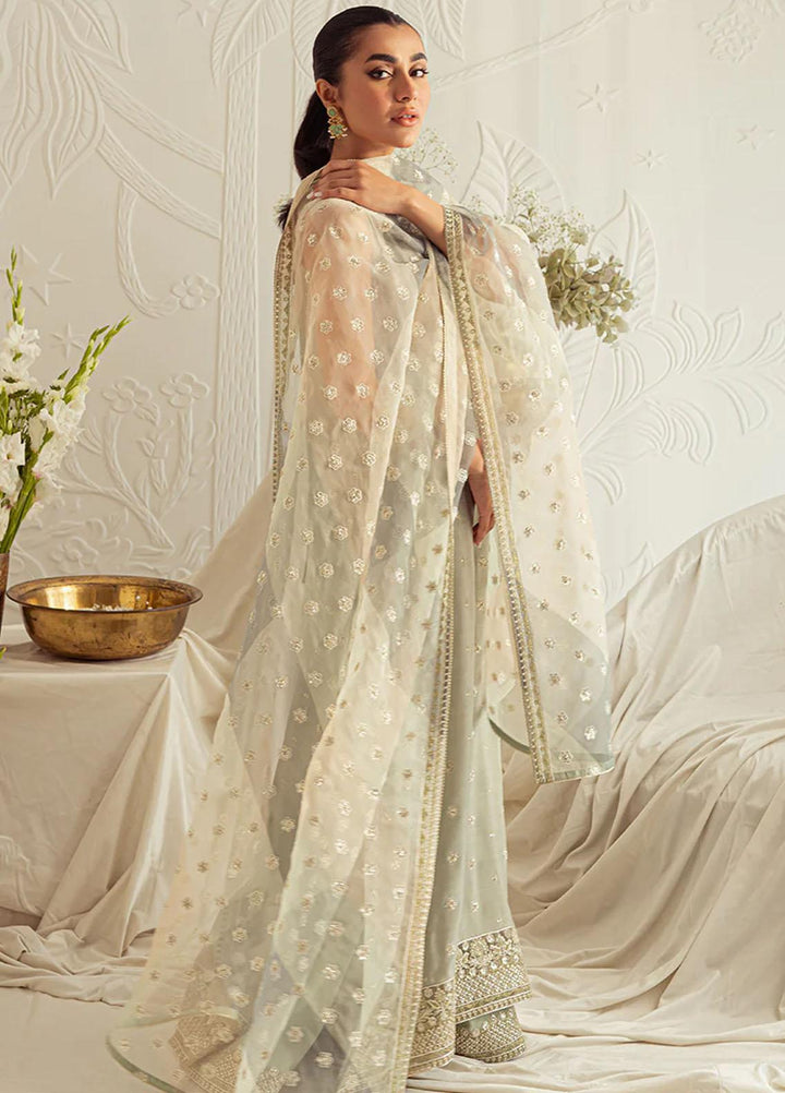 Luxe Atelier By Cross Stitch Embroidered Silk Suits Unstitched 4 Piece CS23LAL D-01 Chinois Cluster - Luxury Collection