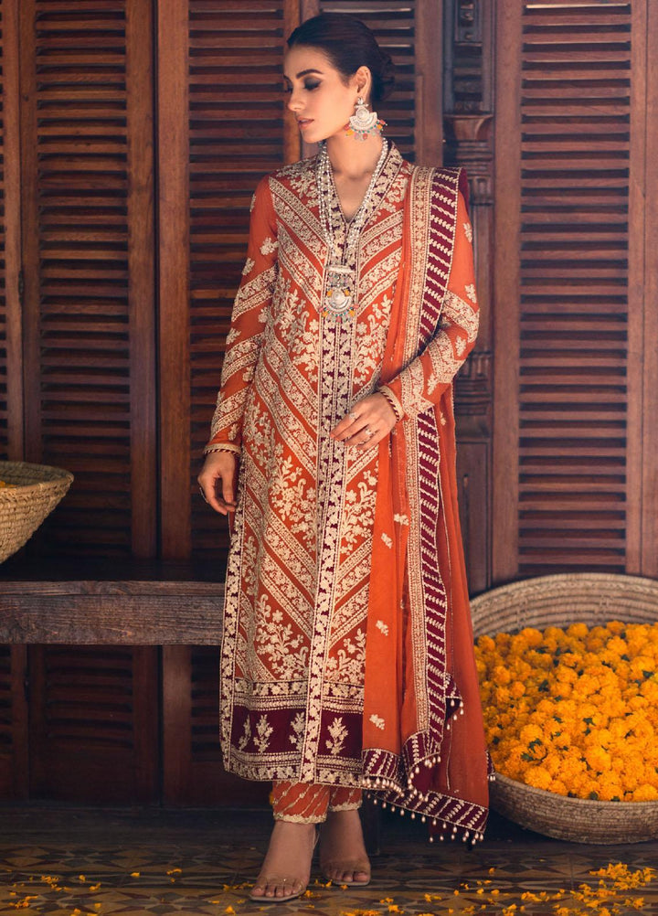 Luxe By Azure Embroidered Chiffon Suits Unstitched 3 Piece AZU23LE3 AS-115 Grandeur Glam - Festive Collection