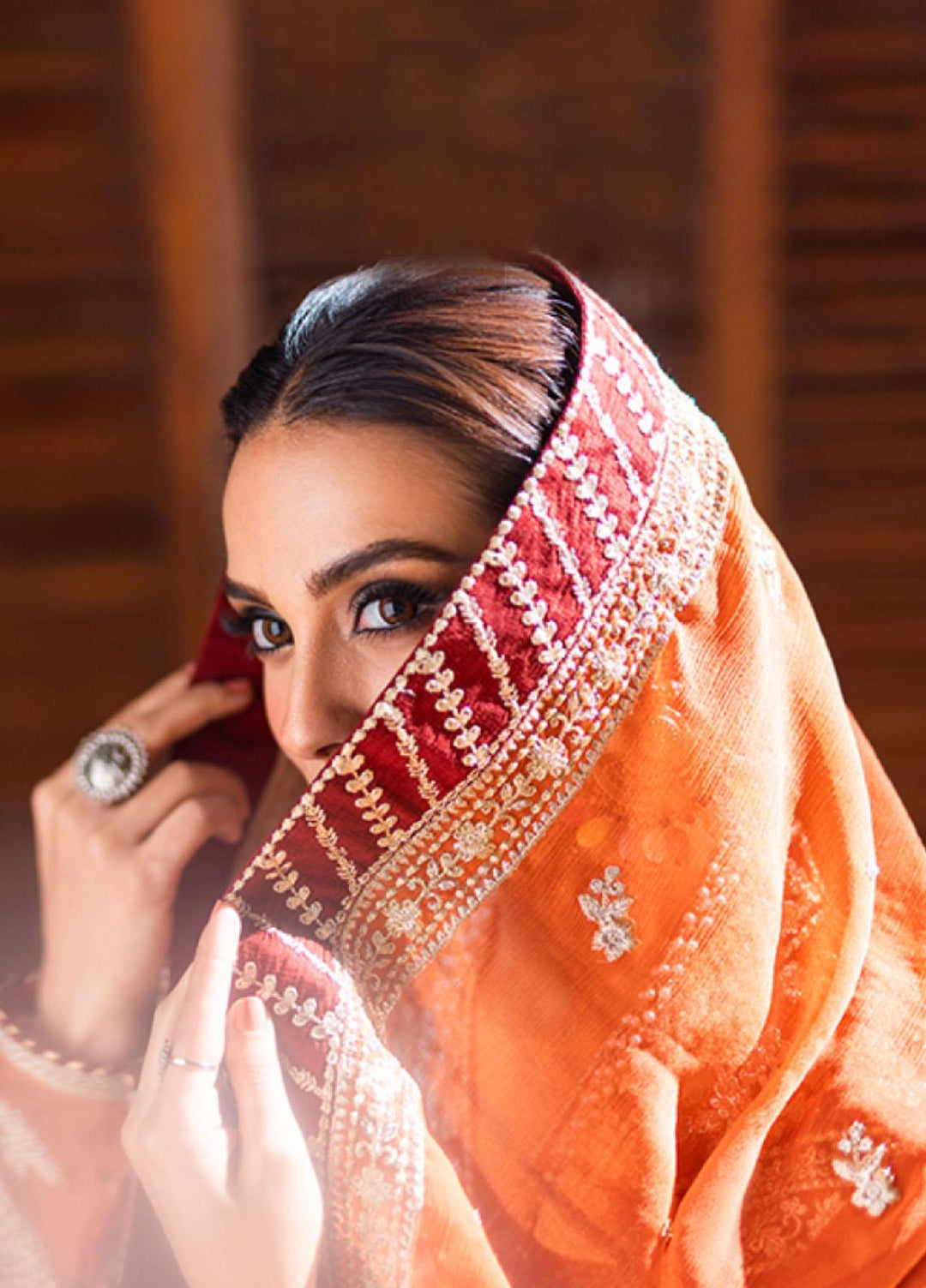 Luxe By Azure Embroidered Chiffon Suits Unstitched 3 Piece AZU23LE3 AS-115 Grandeur Glam - Festive Collection