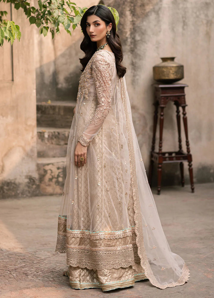 Luxe by Azure Embroidered Chiffon Suit Unstitched 3 Piece AZU24L Ethereal Majesty - Formal Collection