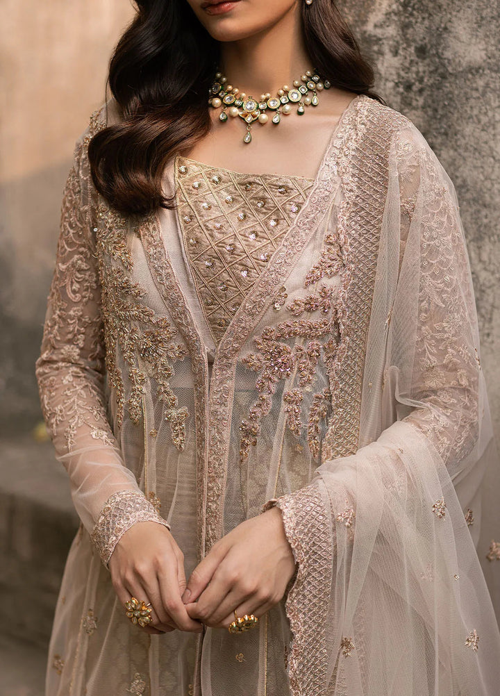 Luxe by Azure Embroidered Chiffon Suit Unstitched 3 Piece AZU24L Ethereal Majesty - Formal Collection