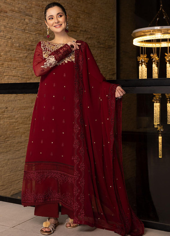 Luxe By Azure Embroidered  Suits Unstitched 3 Piece AZU23LX AS-111  Mookaite - Eid Collection