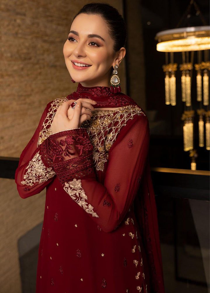 Luxe By Azure Embroidered  Suits Unstitched 3 Piece AZU23LX AS-111  Mookaite - Eid Collection