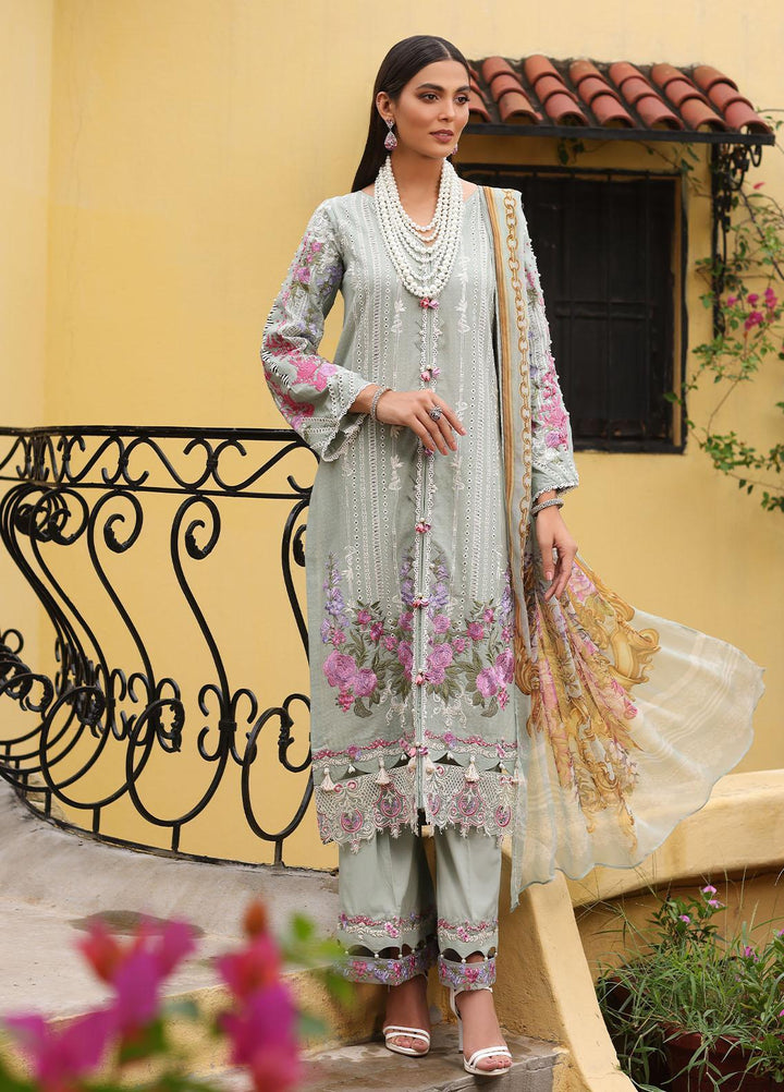 Luxe By Elaf Embroidered Lawn Suits Unstitched 3 Piece EF23LX ELJ-03B Gracelen - Luxury Collection