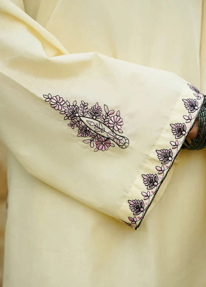 Luxe by Fatima Pret Embroidered Cotton 2 Piece Suit Aura