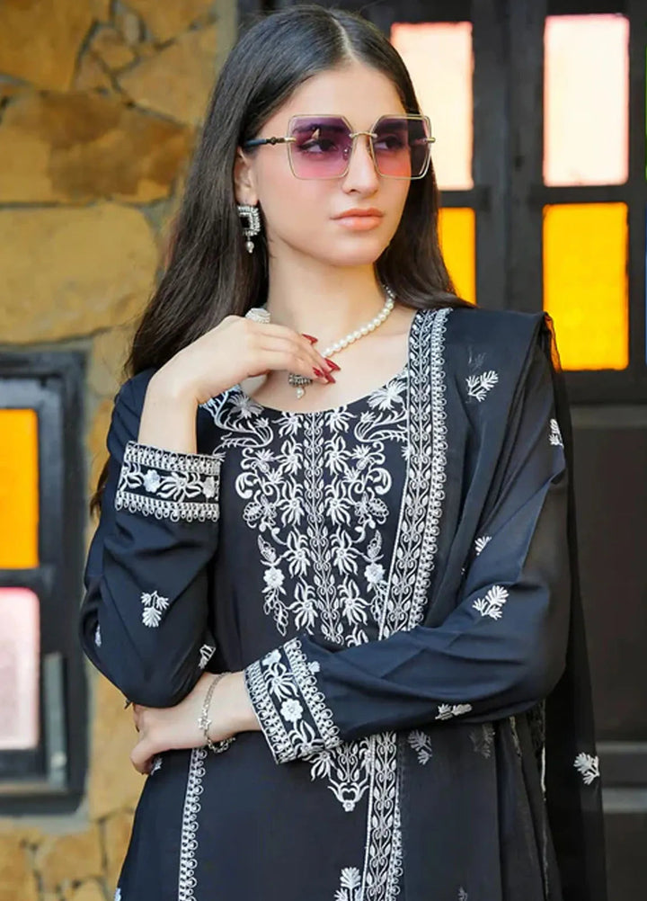 Luxe by Fatima Pret Embroidered Silk 3 Piece Suit Serena