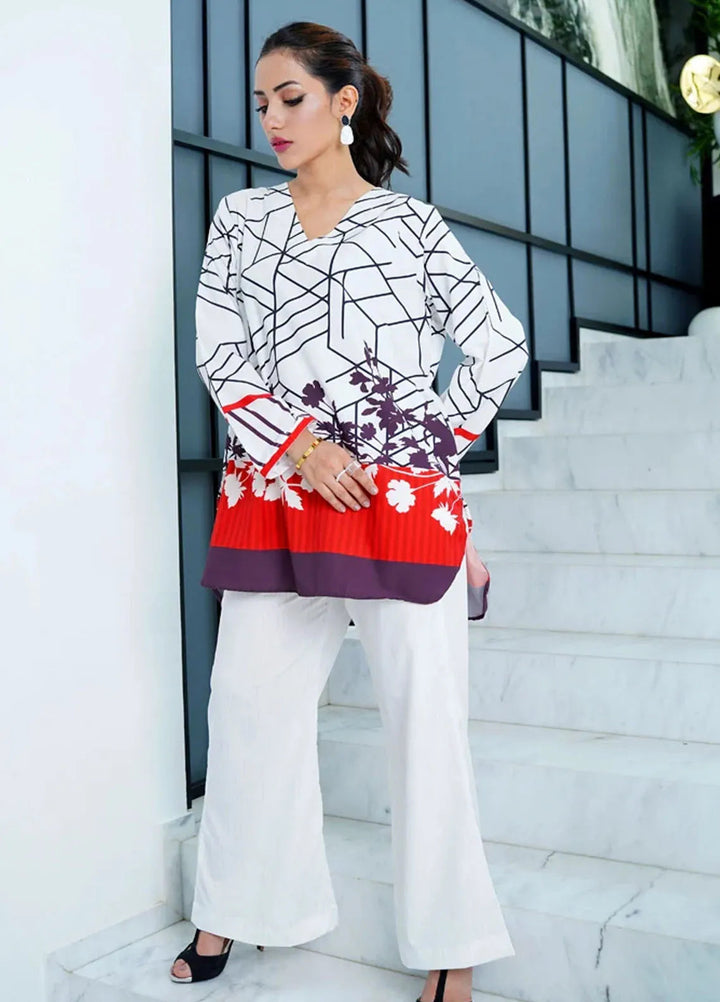 Luxury Revival By Dhaga Pret Printed Dhaga 2 Piece Suit Florid