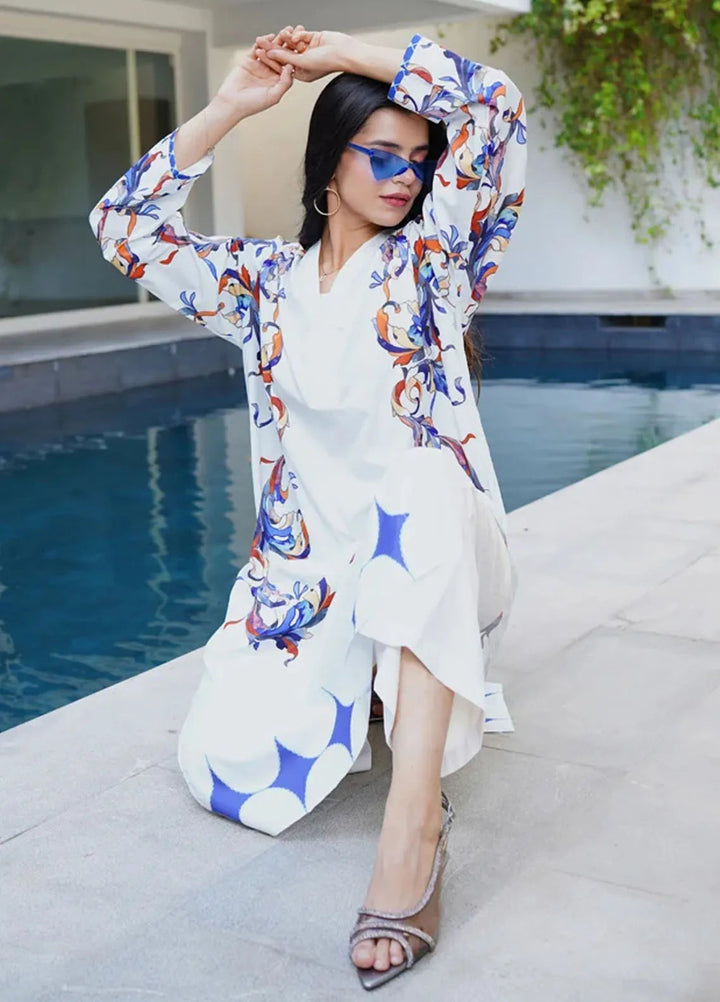 Luxury Revival By Dhaga Pret Printed Dhaga 2 Piece Suit Meadow