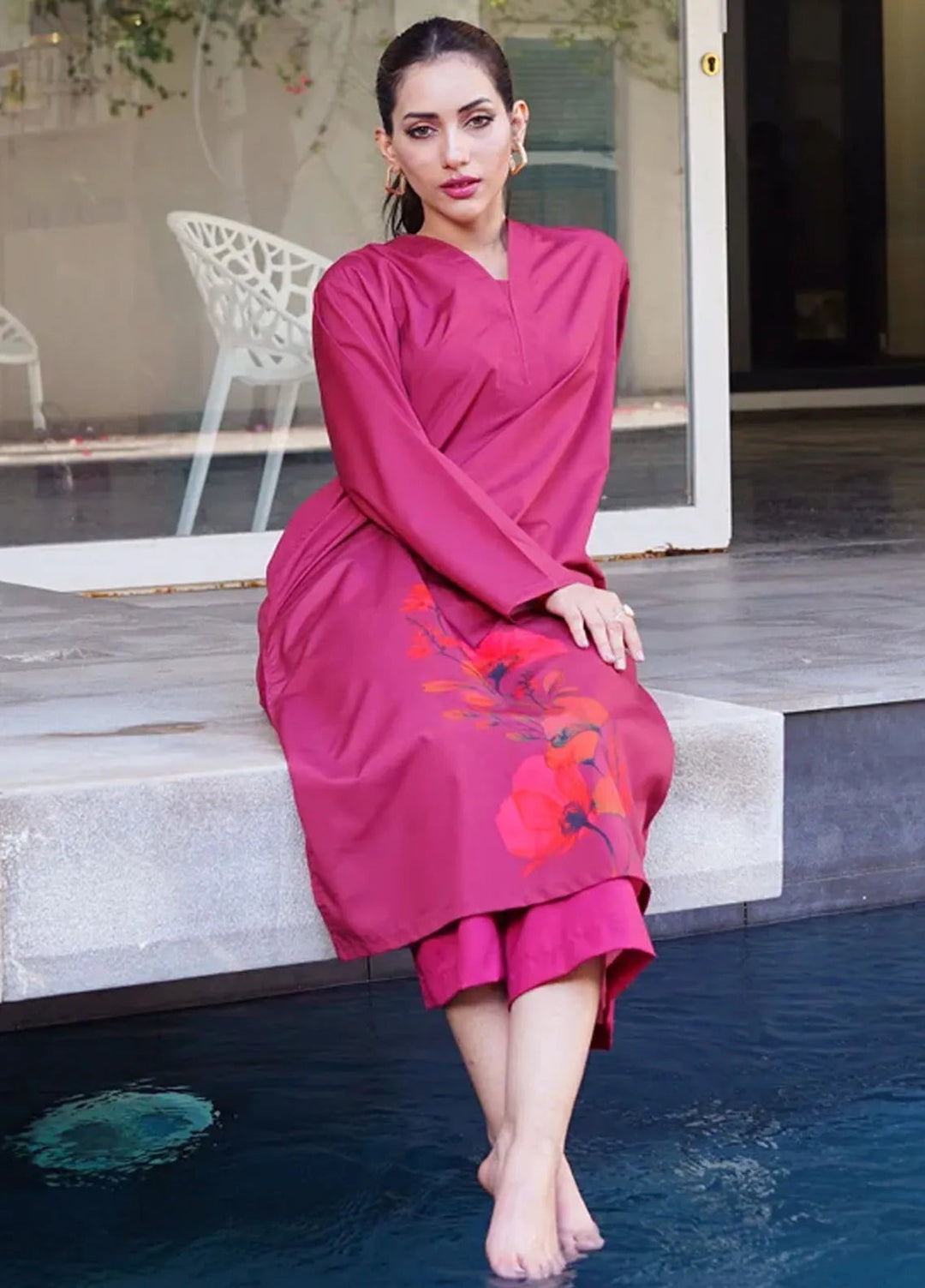 Luxury Revival By Dhaga Pret Printed Dhaga 2 Piece Suit Vinum
