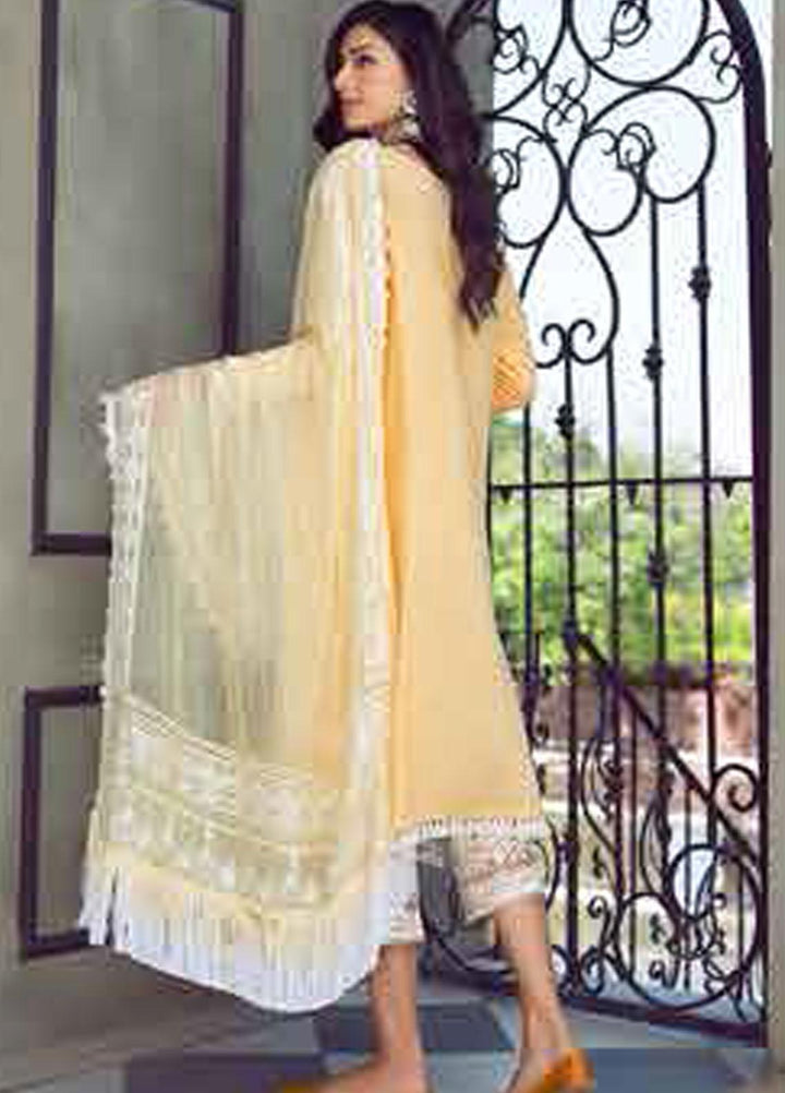 LYLA Embroidered Lawn Suits Unstitched 3 Piece LA21L D-04 - Luxury Collection