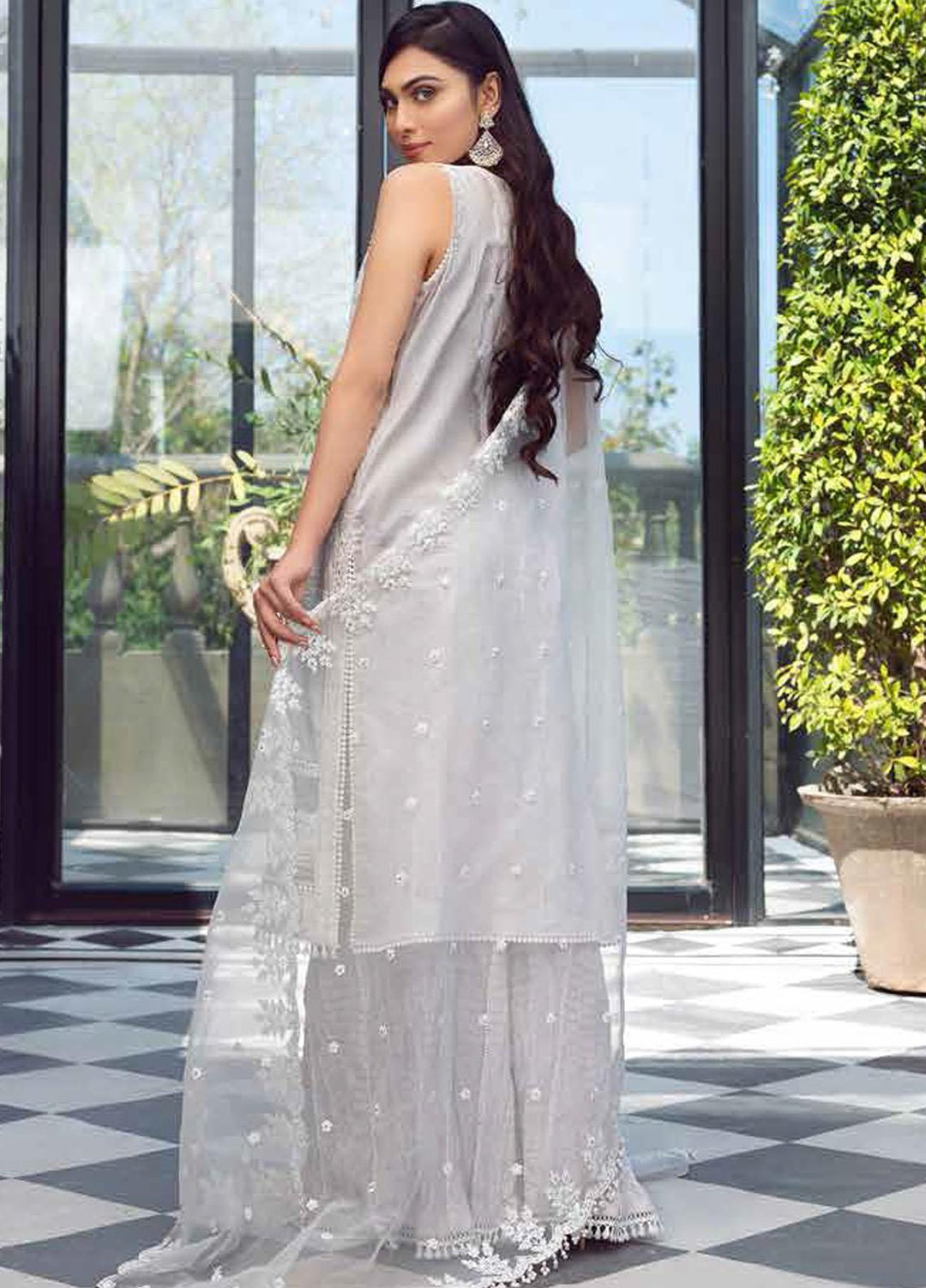 LYLA Embroidered Lawn Suits Unstitched 3 Piece LA21L D-05 - Luxury Collection