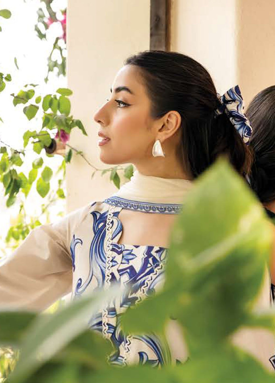 M Basic by Maria B Embroidered Lawn Suits Unstitched 3 Piece MB25EE D-04 A - Summer Collection