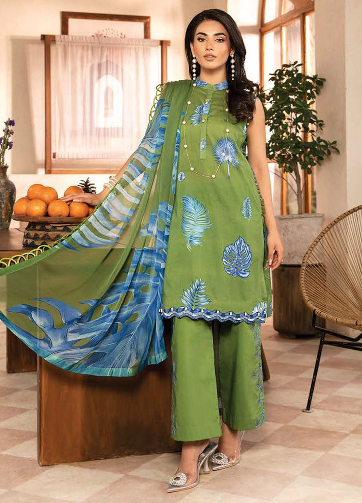 M Basic by Maria B Embroidered Lawn Suits Unstitched 3 Piece MB25EE D-06 A - Summer Collection