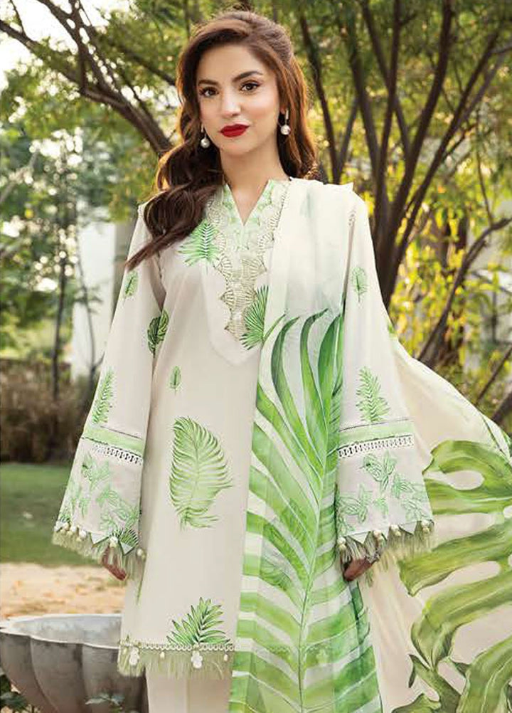 M Basic by Maria B Embroidered Lawn Suits Unstitched 3 Piece MB25EE D-06 B - Summer Collection