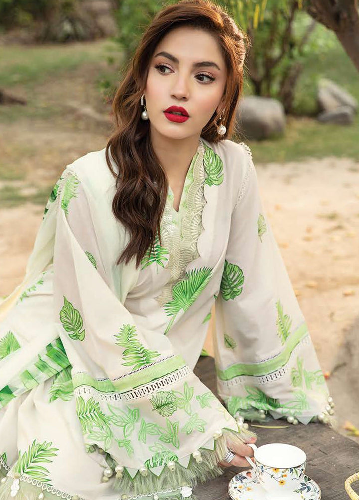 M Basic by Maria B Embroidered Lawn Suits Unstitched 3 Piece MB25EE D-06 B - Summer Collection