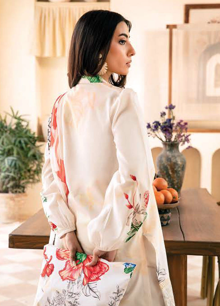 M Basic by Maria B Embroidered Lawn Suits Unstitched 3 Piece MB25EE D-07 B - Summer Collection