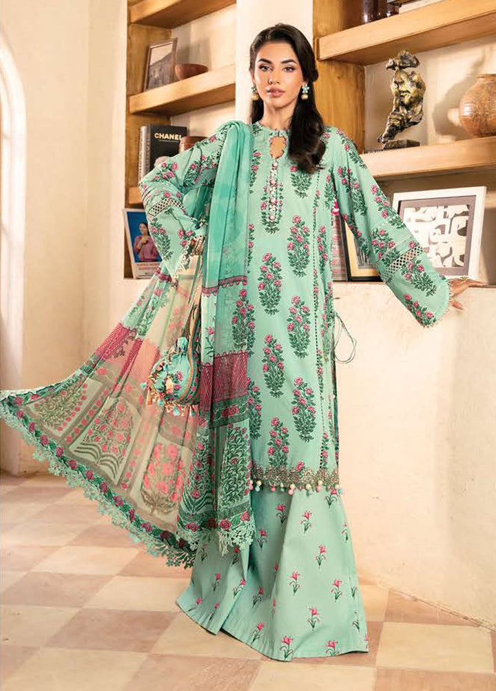 M Basic by Maria B Embroidered Lawn Suits Unstitched 3 Piece MB25EE D-08 B - Summer Collection