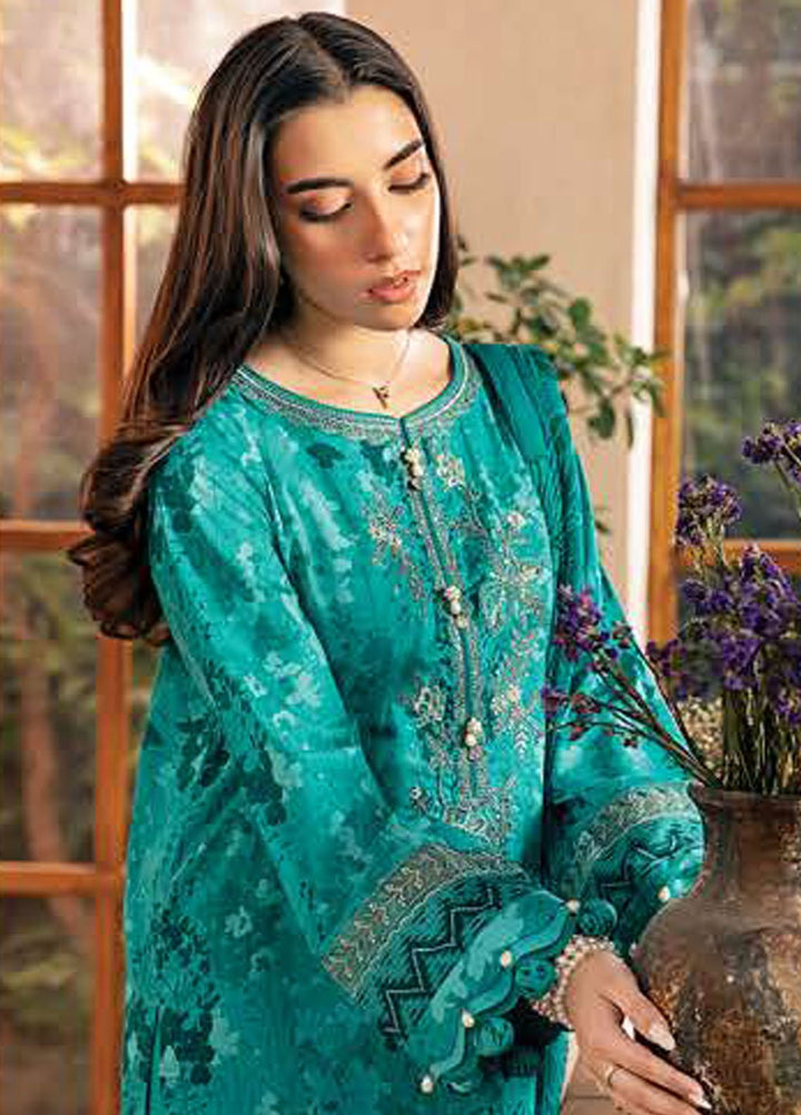 M Basic by Maria B Embroidered Lawn Suits Unstitched 3 Piece MB25EE D-10 A - Summer Collection