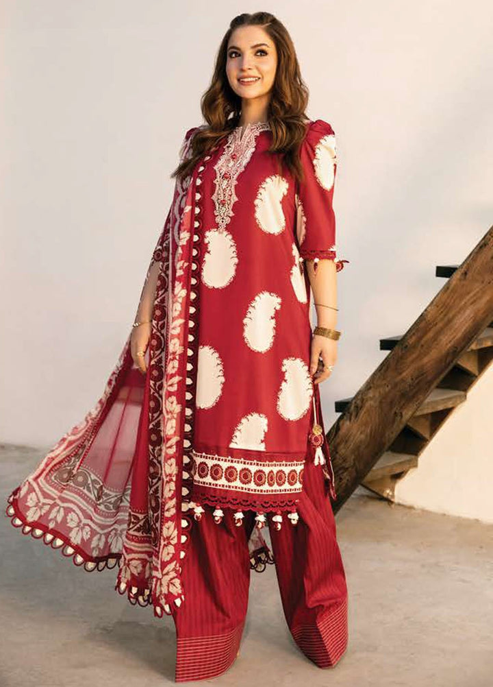 M Basic by Maria B Embroidered Lawn Suits Unstitched 3 Piece MB25EE D-11 A - Summer Collection