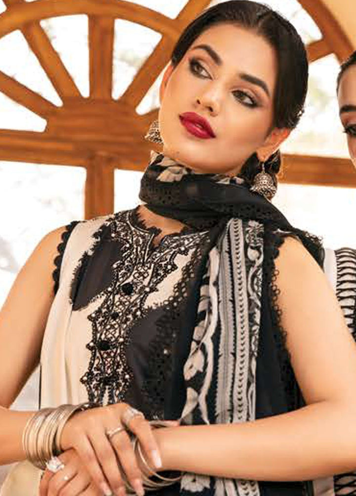 M Basic by Maria B Embroidered Lawn Suits Unstitched 3 Piece MB25EE D-11 B - Summer Collection