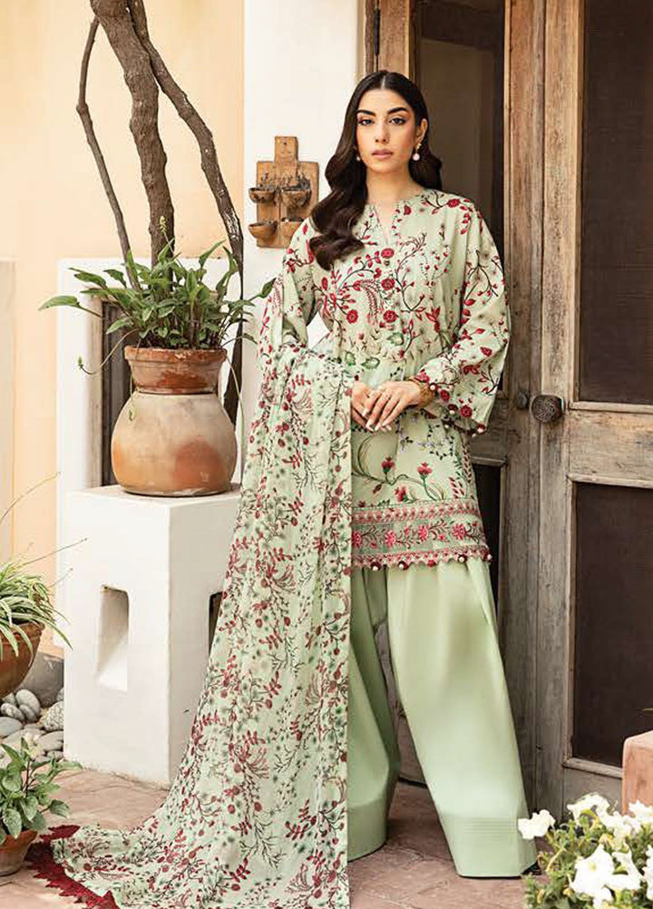 M Basic by Maria B Embroidered Lawn Suits Unstitched 3 Piece MB25EE D-12 B - Summer Collection