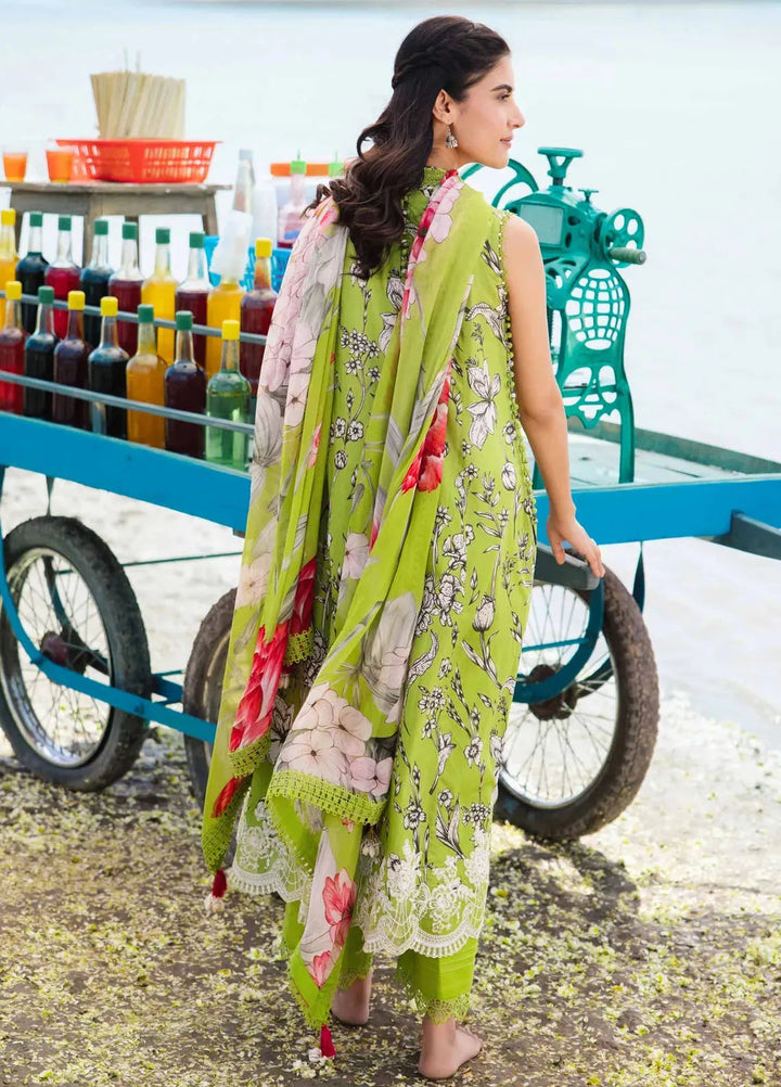 M Basics By Maria B Embroidered Lawn Suit Unstitched 3 Piece MB24M2 5B - Summer Collection
