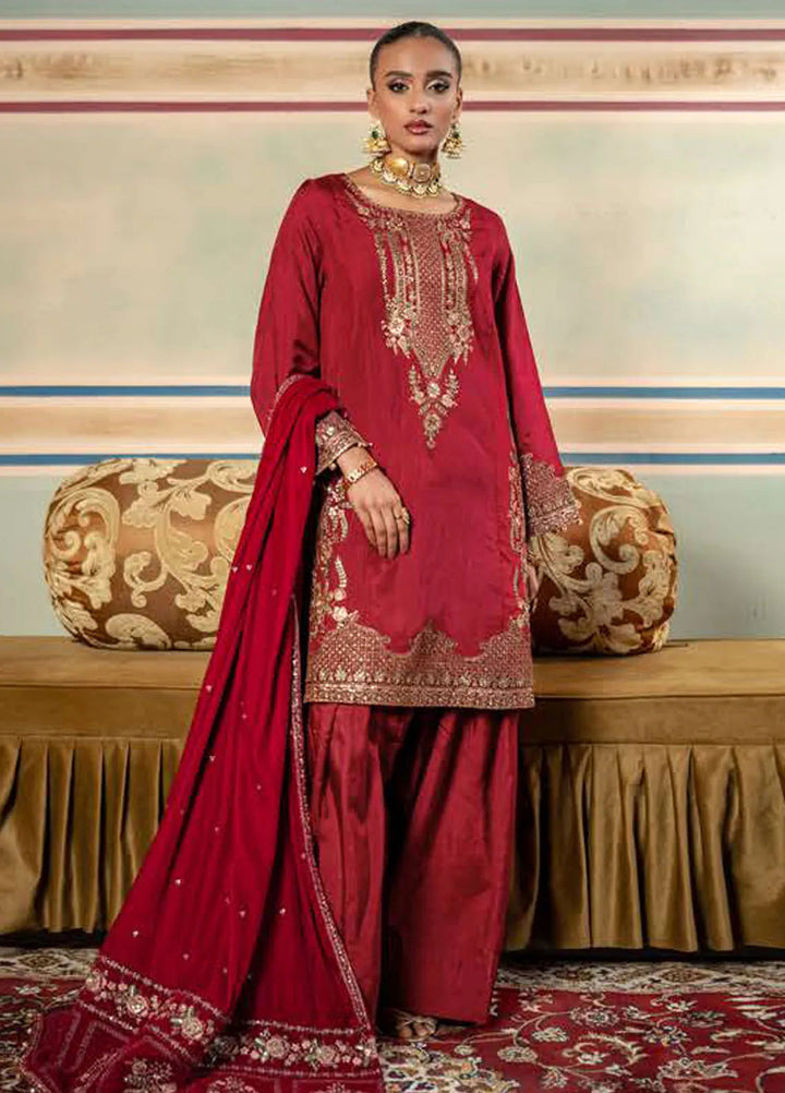 M Basics by Maria B Embroidered Suits Unstitched 3 Piece MB24UF D-02 - Festive Collection
