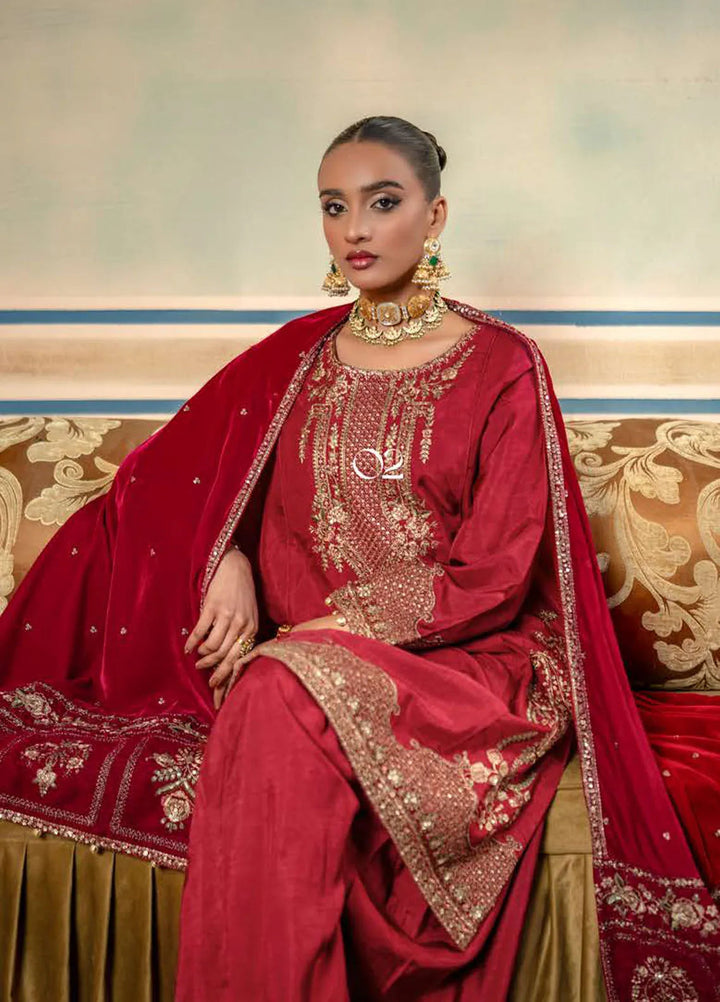 M Basics by Maria B Embroidered Suits Unstitched 3 Piece MB24UF D-02 - Festive Collection