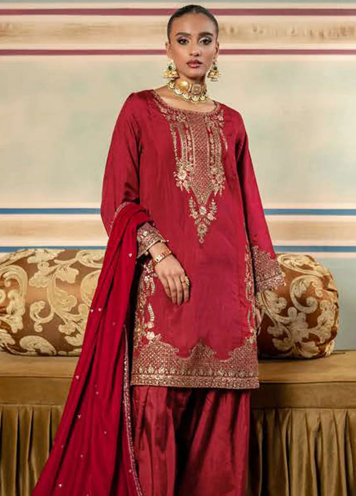 M Basics by Maria B Embroidered Suits Unstitched 3 Piece MB24UF D-02 - Festive Collection