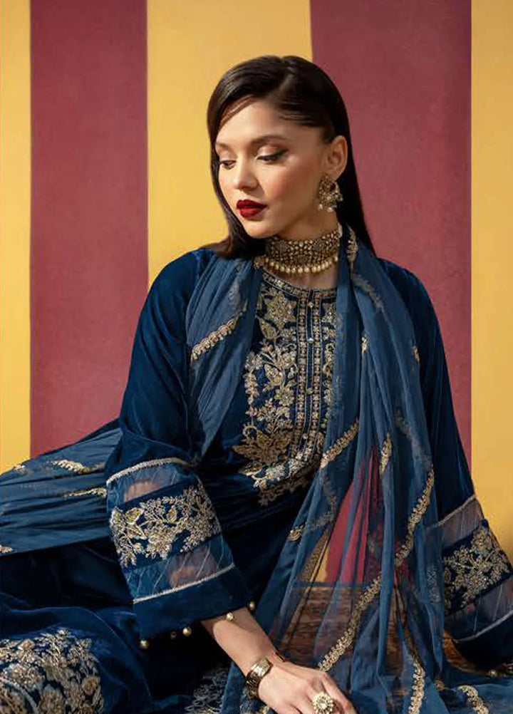 M Basics by Maria B Embroidered Suits Unstitched 3 Piece MB24UF D-07 - Festive Collection