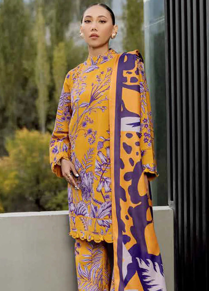 M Basics by Maria B Printed Khaddar Suits Unstitched 3 Piece MB24MB D-01 A - Winter Collection