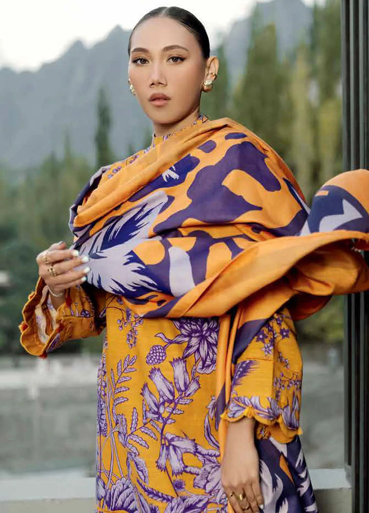 M Basics by Maria B Printed Khaddar Suits Unstitched 3 Piece MB24MB D-01 A - Winter Collection