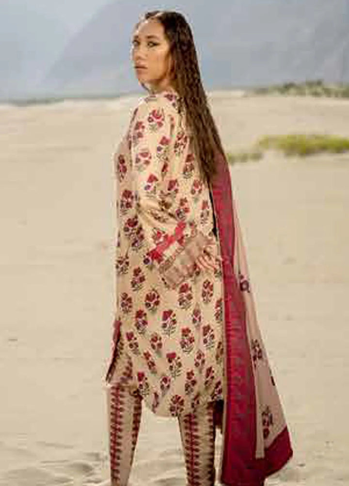 M Basics by Maria B Printed Linen Suits Unstitched 3 Piece MB24MB D-02 A - Winter Collection