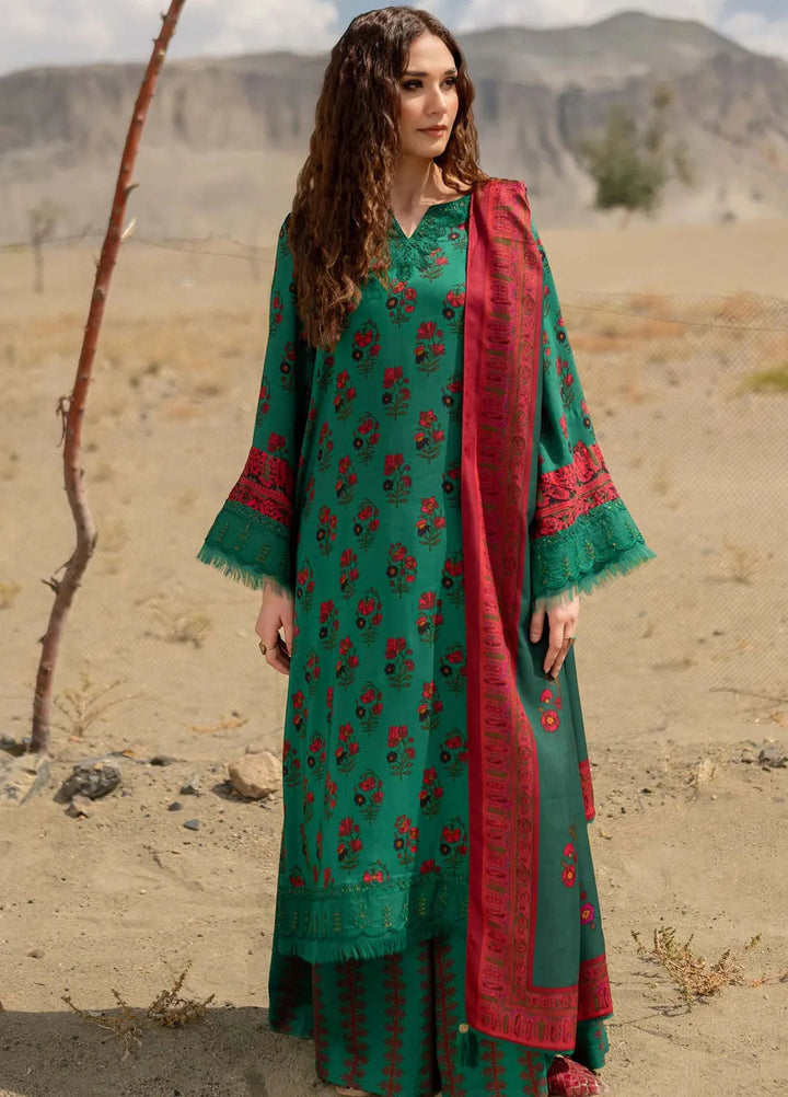 M Basics by Maria B Printed Linen Suits Unstitched 3 Piece MB24MB D-02 B - Winter Collection