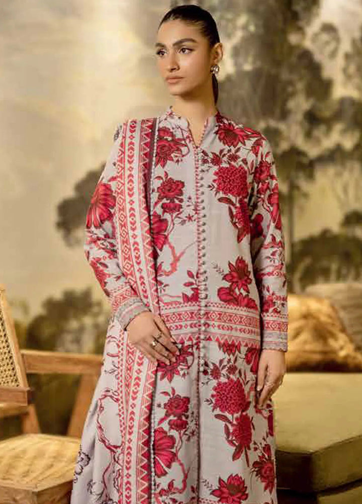 M Basics by Maria B Printed Khaddar Suits Unstitched 3 Piece MB24MB D-03 A - Winter Collection