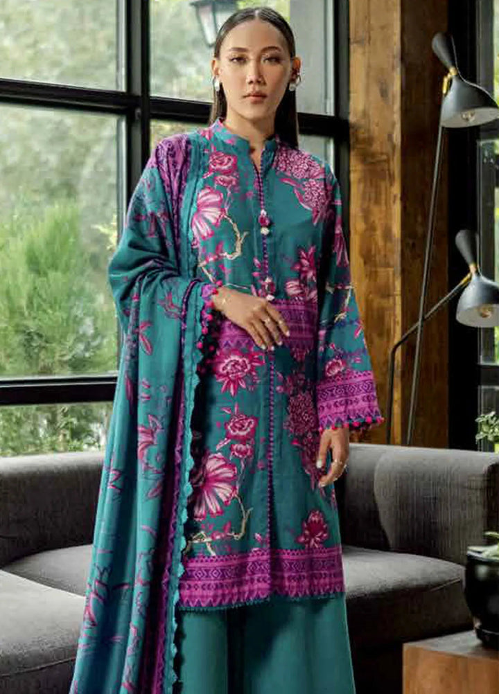 M Basics by Maria B Printed Khaddar Suits Unstitched 3 Piece MB24MB D-03 B - Winter Collection