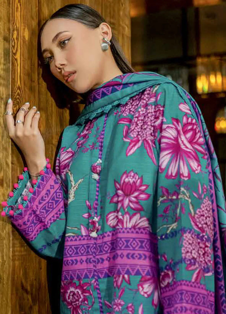 M Basics by Maria B Printed Khaddar Suits Unstitched 3 Piece MB24MB D-03 B - Winter Collection