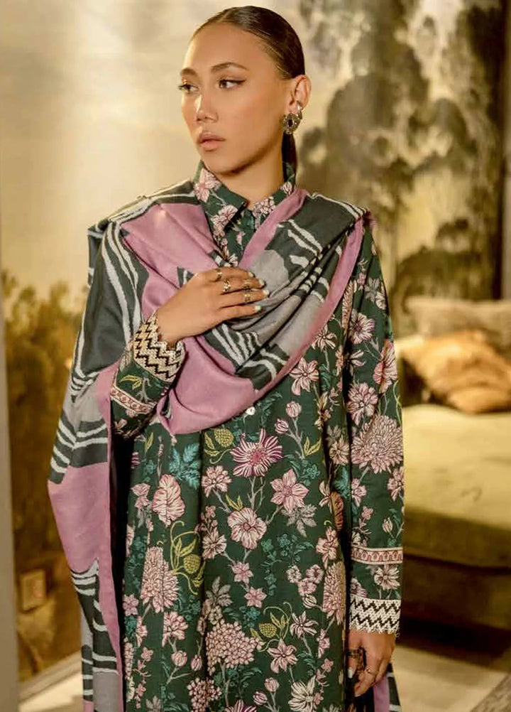 M Basics by Maria B Printed Khaddar Suits Unstitched 3 Piece MB24MB D-04 B - Winter Collection