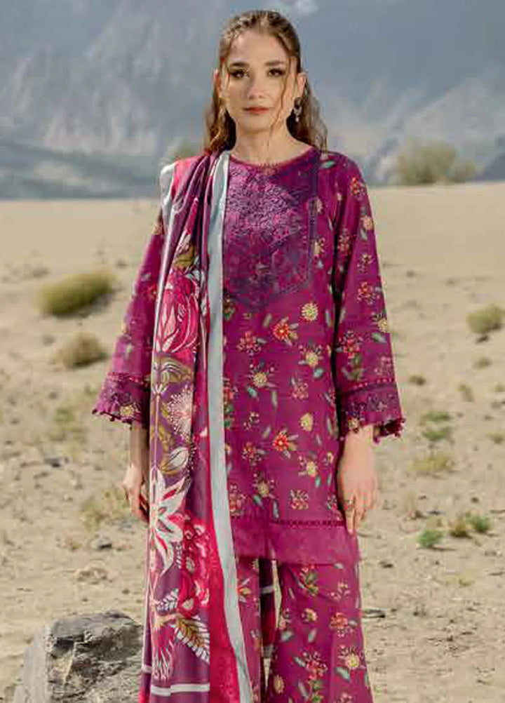 M Basics by Maria B Printed Khaddar Suits Unstitched 3 Piece MB24MB D-05 A - Winter Collection