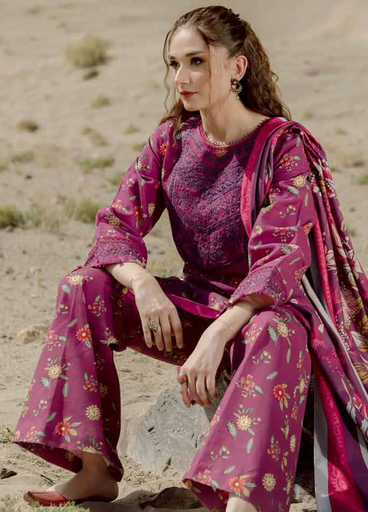 M Basics by Maria B Printed Khaddar Suits Unstitched 3 Piece MB24MB D-05 A - Winter Collection