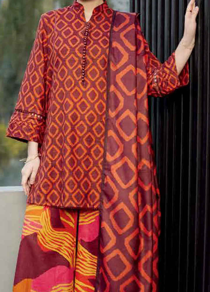 M Basics by Maria B Printed Khaddar Suits Unstitched 3 Piece MB24MB D-06 B - Winter Collection