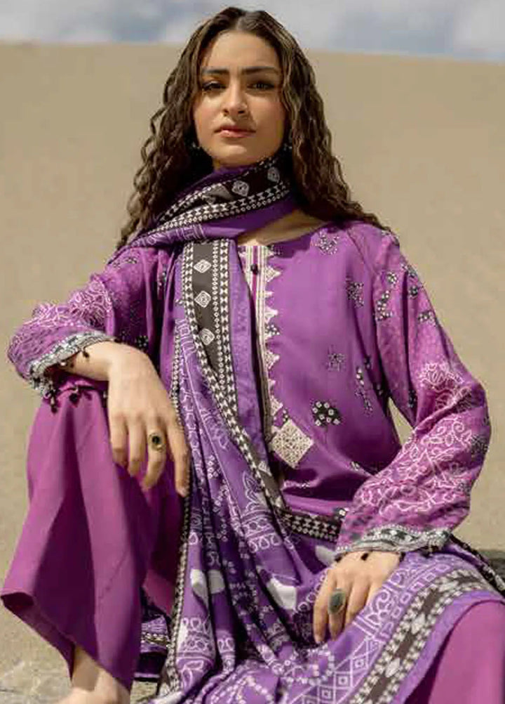 M Basics by Maria B Printed Linen Suits Unstitched 3 Piece MB24MB D-07 B - Winter Collection