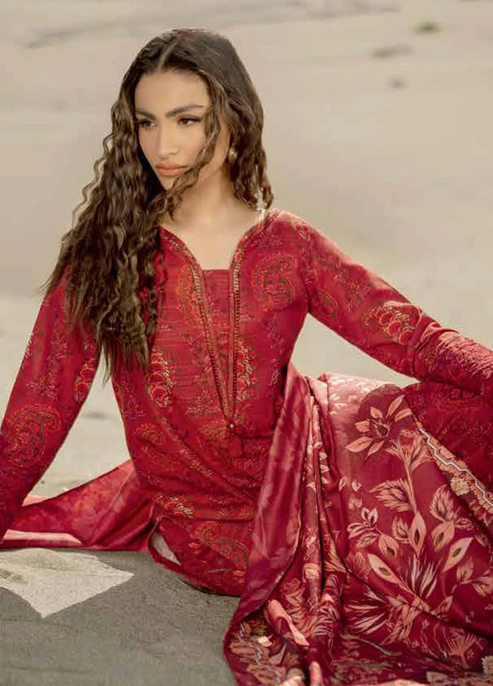 M Basics by Maria B Printed Khaddar Suits Unstitched 3 Piece MB24MB D-08 B - Winter Collection