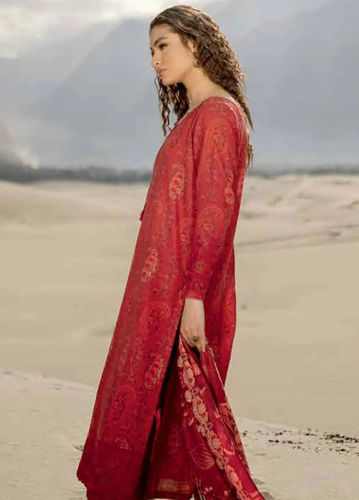 M Basics by Maria B Printed Khaddar Suits Unstitched 3 Piece MB24MB D-08 B - Winter Collection