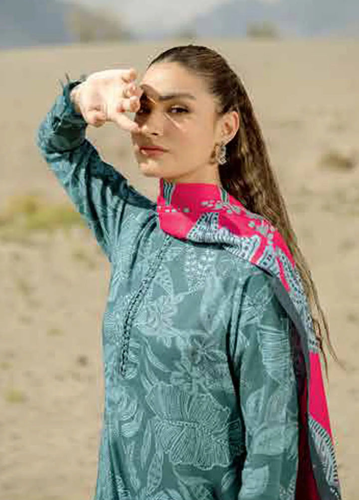 M Basics by Maria B Printed Khaddar Suits Unstitched 3 Piece MB24MB D-09 A - Winter Collection